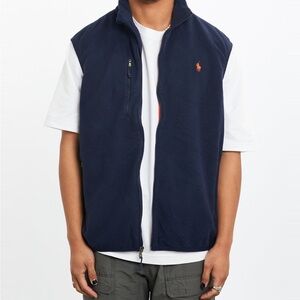 Polo by Ralph Lauren Men's Navy Fleece Vest